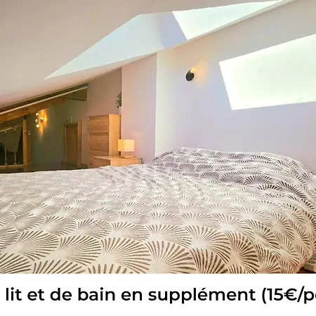 F2 Vue Incroyable Sur Avec Jardin Avec Balneo Et 400m Centre شقة جوراردُميه