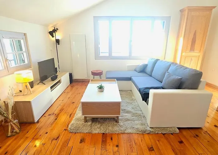 F2 Vue Incroyable Sur Avec Jardin Avec Balneo Et 400m Centre 아파트 제라르메르