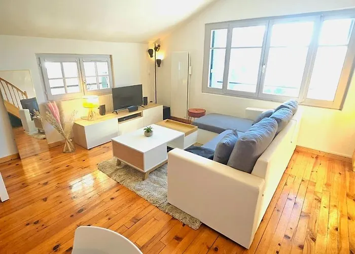 F2 Vue Incroyable Sur Avec Jardin Avec Balneo Et 400m Centre * 제라르메르